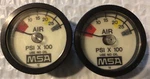 2-MSA 15 Pressure Gauge Psi X 100 Part #SP0498. Fixed Price $15.86.