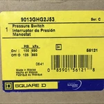 Square 9013GHG2J53 Pressure Switch 100PSI On 125PSI Off Ser. Schneider. Fixed Price $119.88.