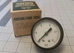 Marshalltown Pressure Gauge 2" Fig 23 Black Steel Case 1/4" Back Conn. Fixed Price $19.73.