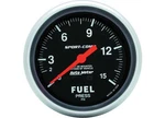Auto Meter 3411 2-5/8" Fuel Pressure, 0-15 Psi, No Tubing, Mechanical. Fixed Price $100.22.