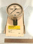 Wika 4" Industrial Pressure Gauge - 40000 Kpa. 1/2" Npt Lower Mount 233.30.100. Fixed Price $107.41.