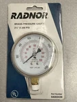Radnor 2.5" X 200 Psi, Npt Brass Pressure Gauge 64003439. Fixed Price $20.39.