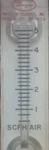 Dwyer Variable Area Rotameter Flow 0-5 Scfh Air W/ Brass Fittings. Fixed Price $40.00.