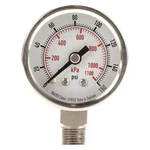 Commercial Pressure Gauge, 160 Psi, 1/2 In Dial, 1/8 Npt, Bottom. Fixed Price $16.95.