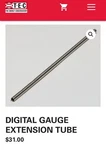 Tec The Energy Conservatory Digital Gauge Extension Tube For DG-1000 & DG-700. Fixed Price $27.95.