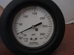 Marsh Instrument H2024 Pressure Gauge 3.5" 1/4" Npt -30HG-300 Psi Nib. Fixed Price $45.00.