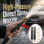 2PCS Larnto High Pressure Hose Nozzle Water Gun For Car Wash Garden Booster Us. Fixed Price $14.39.