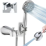 All Metal Bathtub Faucet With Sprayer 10 Handheld, Chrome. Fixed Price $74.28.