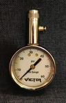 Vintage Victor Crome Dial Tire Gauge. Fixed Price $13.99.