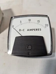 Modutec (crompton) 3PB-DAA-020, D-c Amperes Panel Meter, Scale. Fixed Price $24.99.