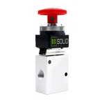 U.s. Solid Pneumatic Mechanical Valve 3 Way 2 Position 1/4 In Manual Control. Fixed Price $16.59.
