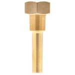 Weksler T1E3D2 Brass Thermowell 3/4" Npt 3-1/2" Stem For AS5H Aadh-fc New. Fixed Price $11.00.