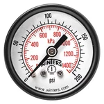 Winters PEM1422 Commercial Pressure Gauge, To 200 Psi, 1/2 Dial, 1/8. Fixed Price $6.15.