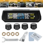 Solar Panel Wireless Tpms Lcd Tire Pressure Alarm Monitoring System +4 Sensors. Fixed Price $22.91.