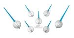 Gauge Pointer Needle Set For 2003-2006 Gm Clusters Satin Blue Custom New. Fixed Price $25.95.