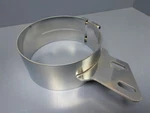 Trux TCLA-83 Chrome 8" Stainless Steel Wide Band Clamp W/angled Mount Plate. Fixed Price $99.95.
