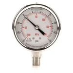 Commercial Compound Gauge, 30 Psi, 1/2 In Dial, 1/4 Npt, Bottom. Fixed Price $28.79.