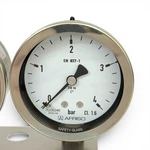 Afriso Safety Glass En 837-1 Dual Pressure Gauge Set 0-1.0 And 0-4 Bar 316. Fixed Price $49.77.