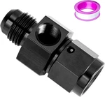 6AN Flare To -6 Female Swivel With 1/8 Npt Gauge Port Fuel Pressure Take Of. Fixed Price $17.49.