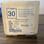 Trend Instruments Model 30 Bimetal Thermometer 3" Back Connected 6" Stem 0/250 F. Fixed Price $35.96.