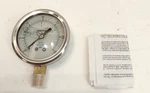 Harvard ILPG3025-4LNL Pressure Gauge 0-30 Psi 2.5" Sst 1/4" Mip Bottom Mount. Fixed Price $11.49.