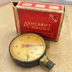 Vintage Ashcroft Usa 1850 0-30 Psi Vacuum Hg Pressure Gauge Amp 6683 Round. Fixed Price $18.00.