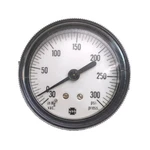 Us Gauge 300# Pound 2.5" Panel-mount Pressure Rear Male -30 Psi. Fixed Price $19.95.