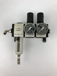 Rexroth AS2-FLC-G038-PBP Pneumatic Pressure System With Gauges And Lubricator. Fixed Price $200.00.