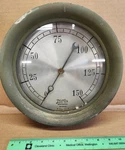 10-1/4" Ashton Valve Co. Steam Pressure Gauge 150 Psi Brass Boston Ashcroft. Fixed Price $175.00.