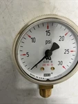 Wika 0-30 Psi Pressure Gauge Brass 111.11.53 Y-644. Fixed Price $30.00.
