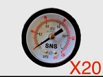 Bulk Air Compressor Pressure Hydraulic Gauge 1.5 150 Psi -1/8 Npt Qty 20. Fixed Price $55.00.