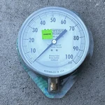 Weiss Instruments Lower Connection Gauge 0-100 Psi 4-1/2" Dia Stainless Steel. Fixed Price $18.89.