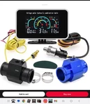 Lcd 3 In 1GAUGE(WATER Temperature/oil Pressure/voltage Gauges). Fixed Price $17.50.