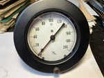 Vintage Ashcroft 1850 Usa Duplex Pressure Gauge 4 Inch Diameter. Fixed Price $50.00.
