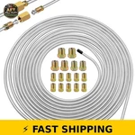 Eoppen 3/16" X 25FT Brake Line Tubing Kit - Zinc Coated Alloy. Fixed Price $32.99.
