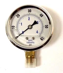 Gauge 2-1/2" Face S/s Case 0-60 Psi/kpa/bar 1/4" Npt Brass Lower Filled 456ER22. Fixed Price $19.68.