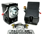 CAC-4221-1 Sears Craftsman Pressure Switch 95 Psi On 125 Off Single Port. Fixed Price $25.90.