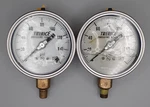 2 Trerice 4" Pressure Gauge Liquid Filled, 160 Psi Steampunk. Fixed Price $42.99.