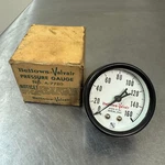 Vtg Bellows Valvair Pressure Gauge A-7720 W/ Box 160 Psi New Old Stock. Fixed Price $24.95.