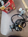 Ashcroft Regulator W/ Shut-off Valve Micromatic Double Gauge Untested. Fixed Price $20.00.