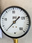 U.s. Gauge Usg 3 1/2" Dia 0-160 Psi Pressure 1/4"NPT New In Box. Fixed Price $25.00.