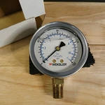 New Afriso RF63GLY Liquid Filled 2.5" 400 Psi 1/4" Pressure Gauge Nos D701. Fixed Price $33.00.