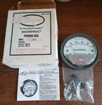 Dwyer Magnehelic Pressure Gage Model 2001 New Box Old Stock 4.75" Inches. Fixed Price $45.00.