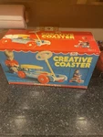 Vtg Fisher-price Creative Coaster Riding Construction Push Toy 987 Box Only 1972. Fixed Price $35.00.
