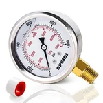 Bpssdi 0-1000 Psi Glycerin Liquid Filled Hydraulic Pressure Gauge,. Fixed Price $15.78.