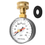 0-200 Psi Water Pressure Test Gauge For Home Faucet, House Tube, Hose Measure.... Fixed Price $20.93.