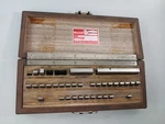 Vintage Starrett Webber RS36A1 Piece, Steel Gage Block Set (missing 3). Fixed Price $139.00.