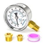 Meanlin Measure 100PSI Dry Pressure Gauge Stainless Steel 1/4" Npt 2" Face .... Fixed Price $23.16.