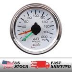 Racetech 52MM 200 Psi Dual Needle Mechanical Air Suspension Pressure Gauge White. Fixed Price $47.99.