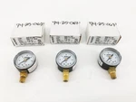 Lot Of 3 New Trerice 800B1501LA60 Pressure Gauges 1.5" 0-60PSI 1/8" Lm. Fixed Price $29.95.
